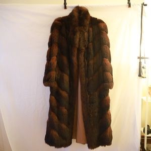 Two authentic real fur coats (donated)